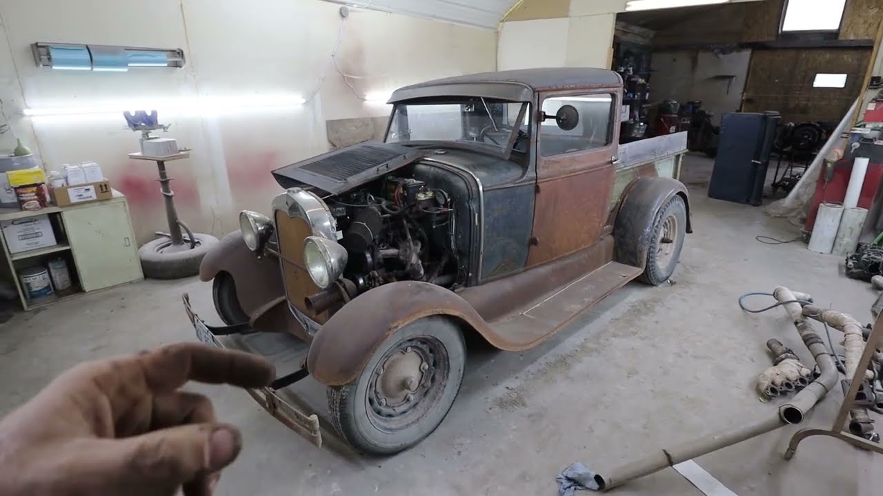 Repairing the 1930 Model A pickup to cruise this fall.