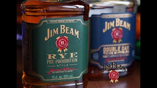 Бурбон JIM BEAM Double Oak и ржаной виски JIM BEAM RYE, не все бурбоны одинаковые! Обзор 18+