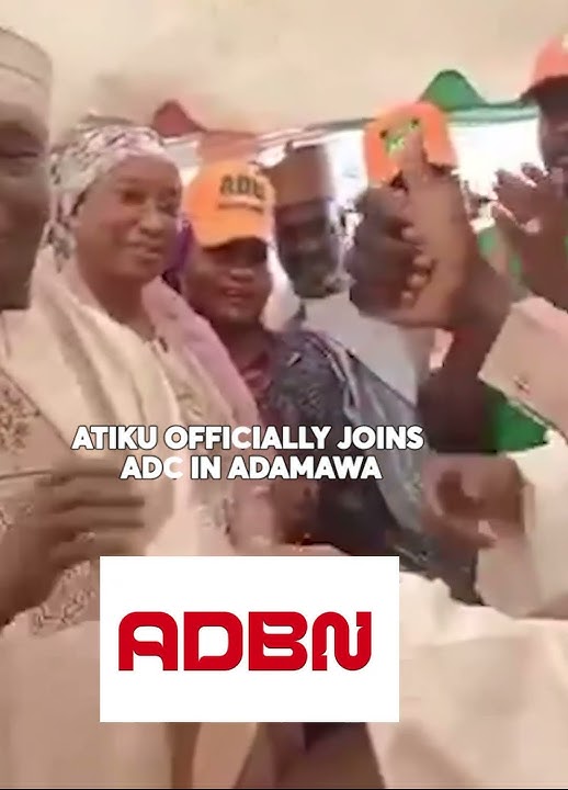 WATCH: The moment former Vice President Atiku Abubakar officially joins the ADC in Adamawa today