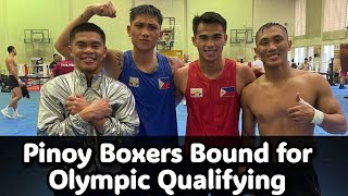 Pinoy Boxers Na Sasabak sa Last Olympic Qualifying Tournament sa Thailand Puspusan sa Training