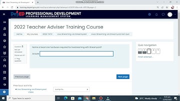 2022 TATC Livestreaming via Streamyard Exit Quiz Answers