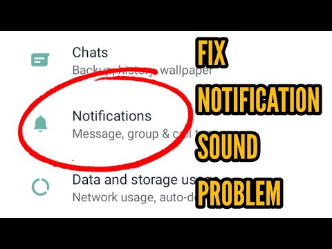 How to Fix WhatsApp Notification Sound Problem Solved