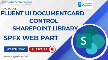 How to Use Fluent UI DocumentCard in SPFx | Display SharePoint Library Files Easily