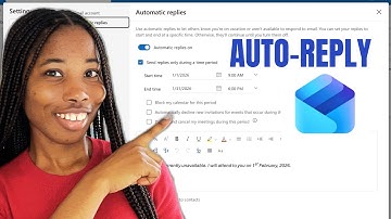 How to Set Up Out-of-Office Email in NEW Outlook
