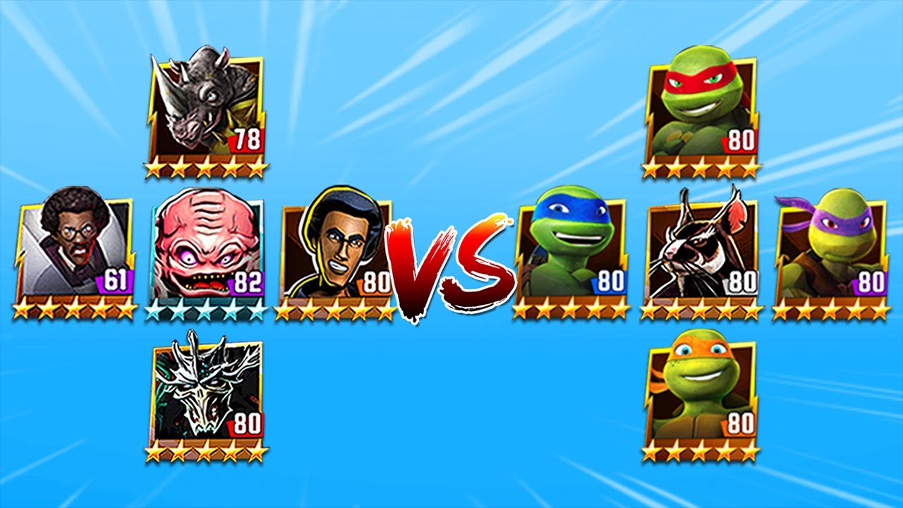 TMNT Legends Krang Classic, Rocksteady, Super Shredder, Xever, Baxter Stockman