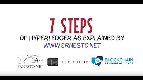 7 Steps of a HyperLedger Fabric Blockchain Transaction