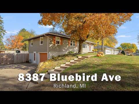 8387 Bluebird Ave, Richland, MI home video tour