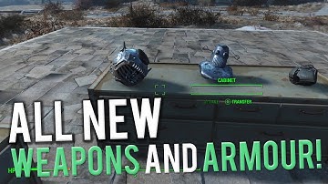 Fallout 4 - Automatrons NEW Weapons, Armour and Items SHOWCASE!