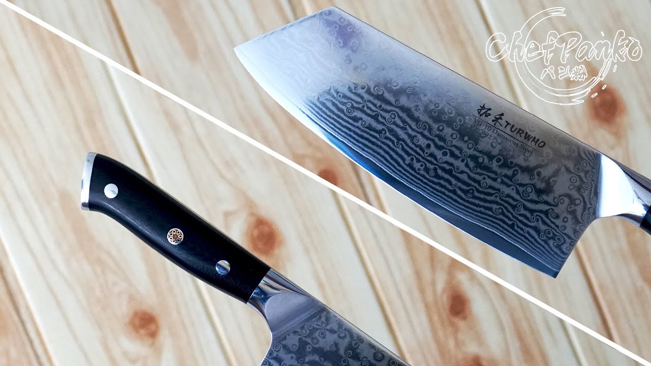 Turwho Ròuguì dāo ( 肉桂刀 ) Knife Review Cleaver Styled knife VG10