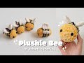 Crochet mini bee  amigurumi beginner tutorial stepbystep