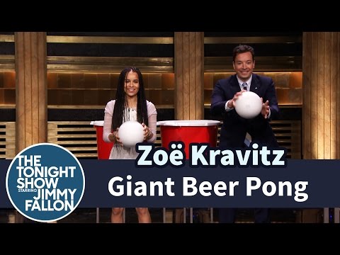 Giant Beer Pong with Zoë Kravitz video