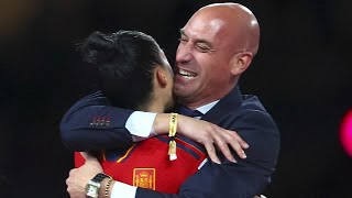 Spanish FA president apologizes for kissing Hermoso