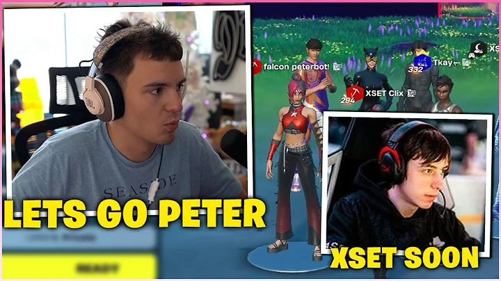 CLIX & PETERBOT Settle BEEF & GET Into the MOST INTENSE 4v4 WAGER Against ZONE WARS PROS!