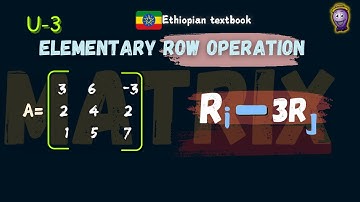 Elementary Row Operations Explained | Exercise 3.11 Solutions