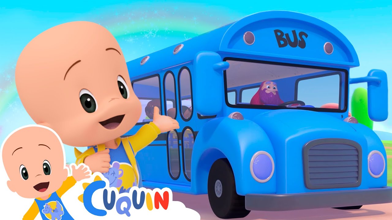 Las ruedas del bus de colores 🚌 Canción infantil y música para bebés con Cleo y Cuquín Chords