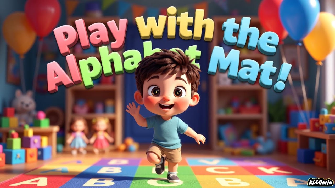 Play With The Alphabet Mat 😱 Kids Rhymes 