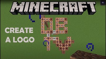 How to Create Logo with Falling Blocks in Minecraft