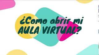 COMO ABRIR AULA VIRTUAL screenshot 3