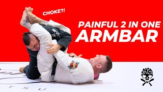 How to ARMBAR from CLOSED GUARD for beginners - 2 in 1 Armbar for people who are not flexible! BJJ