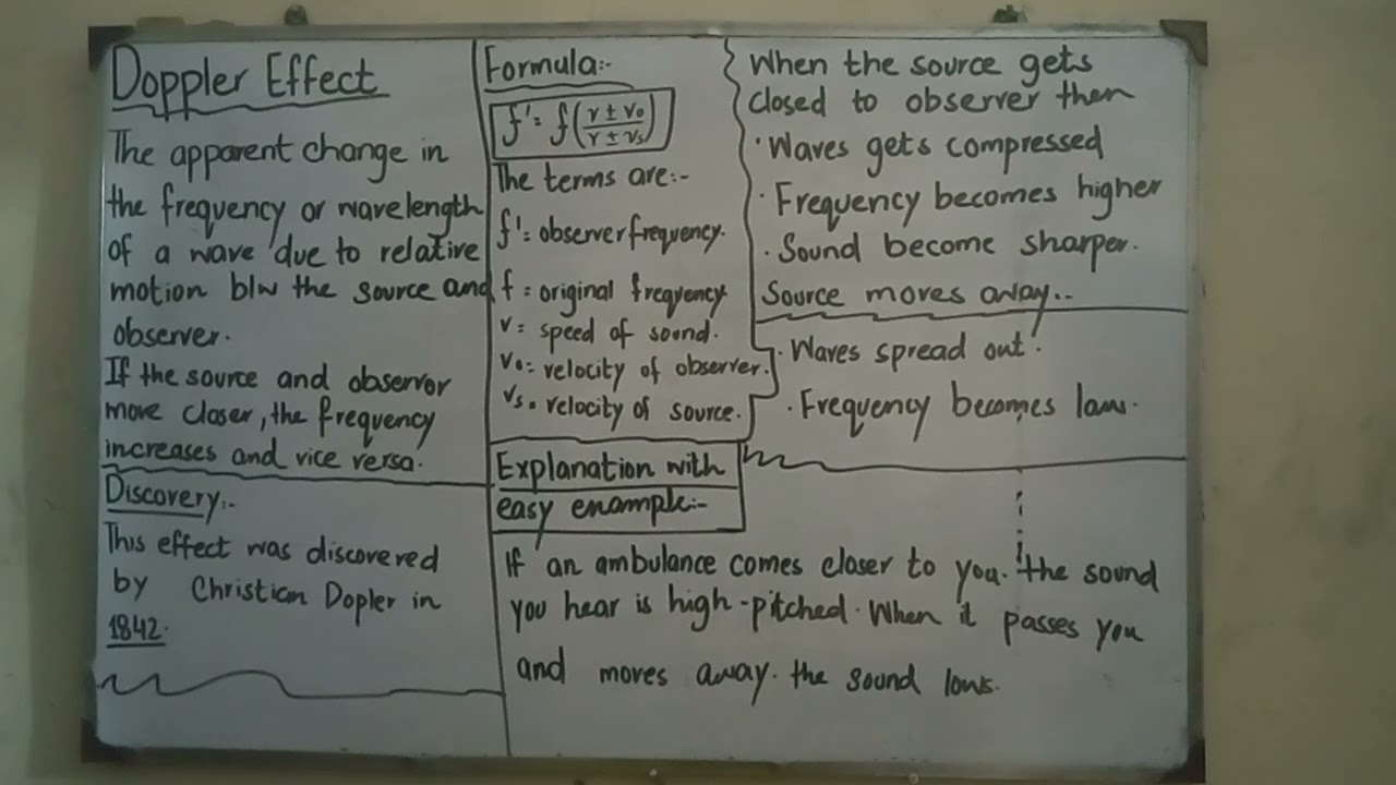 What is doppler effect?