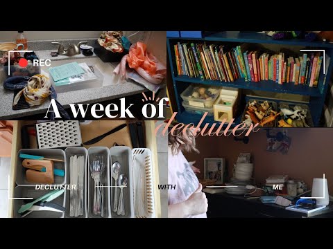 Declutter with me for a week / Mom of 3 under 5