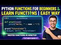 Python Function for Beginners 🐍 | Learn Functions in Python Easy Way | FutureCoder IT