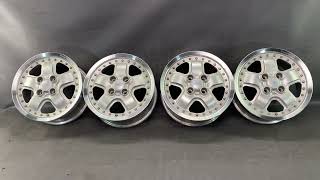 #6747 MUGEN MR5 MR-5 M2 FORGED 2 piece 14x6j +45 4×100 CB:56 x4