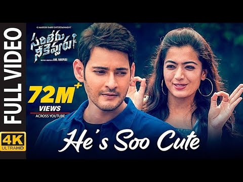 He’s Soo Cute Full Video Song FULL HD IN TELUGU