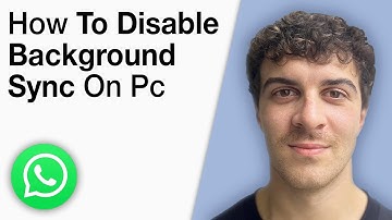 How To Disable Background Sync in Whatsapp Web on PC [2025 Full Guide]
