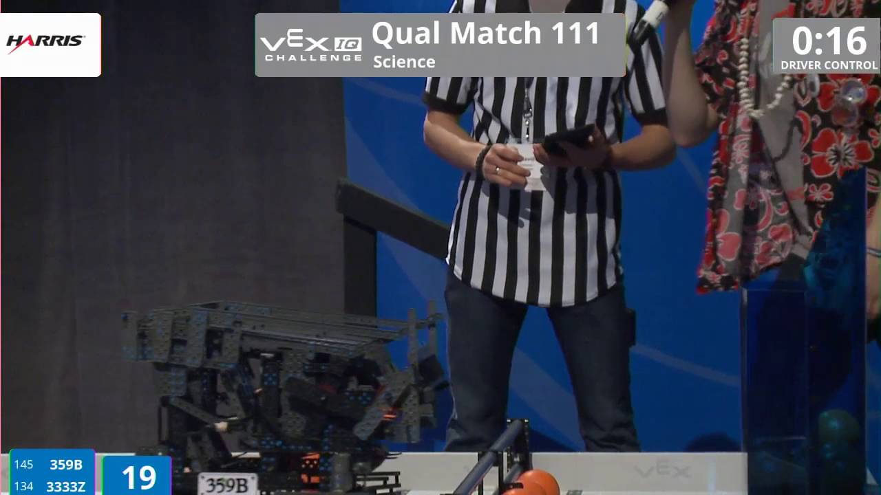 VEX Worlds 2016 - VEXIQ Middle School - Science - Qual 111 (359B 3333Z) 123