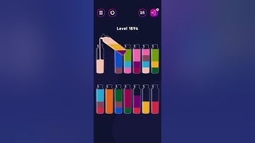 Get Color Level 1896 #colorgames #watersortpuzzle #watersort