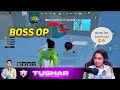 God tushar op vs boss op  intense fight on live stream  pubg lite godtusharop1