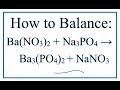 Balancing Chemical Equations and Ions