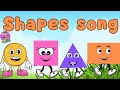 Shapes song nursery rhymes with lyrics | shapes song for kindergarten | shapes for kids| kids video