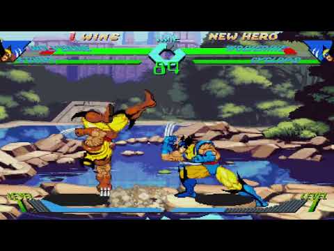X-Men vs. Street Fighter - Wolverine, Storm vs. Wolverine, Cyclops 2