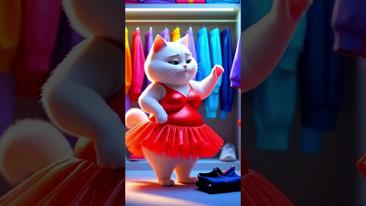 "From Laughed At to Loved: Fat Cat's Ballet Journey😍👏" 