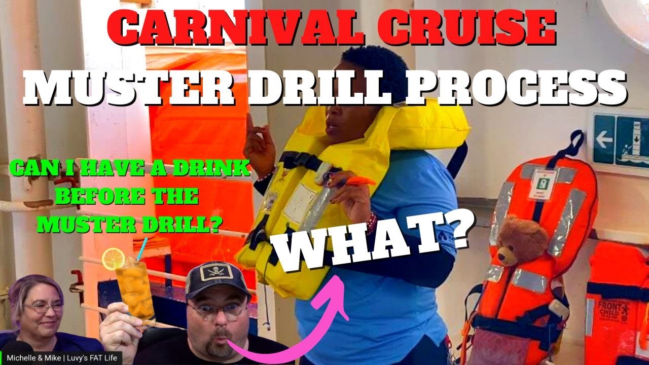 carnival cruise line muster drill