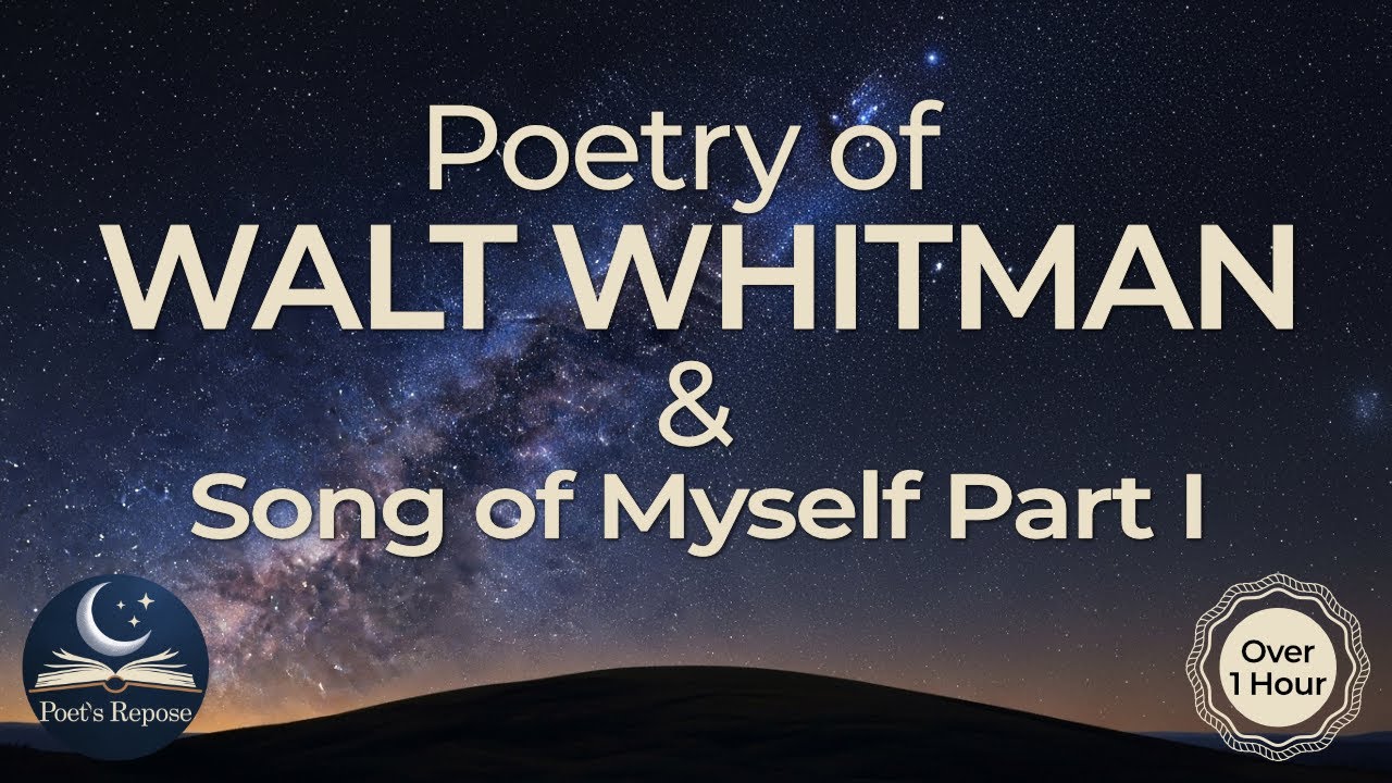 Walt Whitman for Deep Sleep | 1-Hour Reading of Cosmic Poetry with Ocean Sounds 🌊