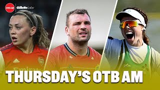 McCabe’s Arsenal through to Champions League, Keith Wood, Katie O’Brien, Singapore GP | OTB AM