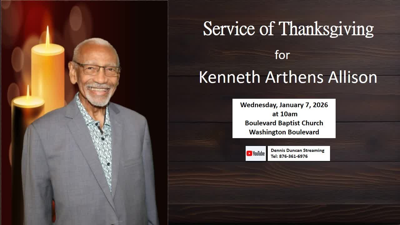 Service of Thanksgiving for Kenneth Arthens Allison