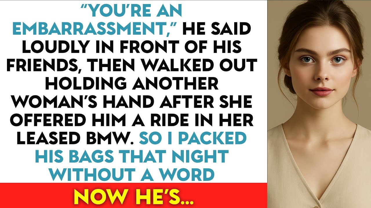 “You’re an Embarrassment,” He Said Loudly in Front of His Friends, Then Walked Out Holding Anoth...