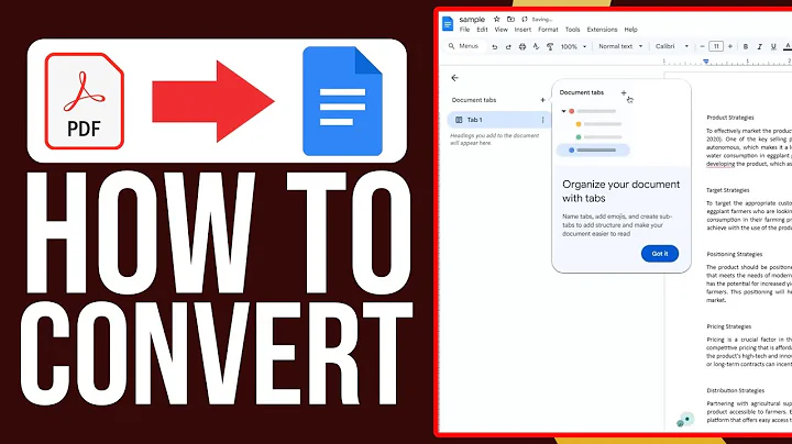 How To Convert PDF To Google Docs (2025) - Easy!