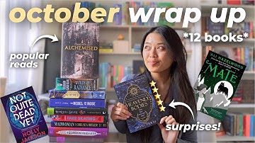I read 12 books in October... let