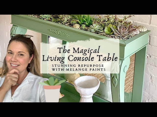 Painting An Outdated Console Table