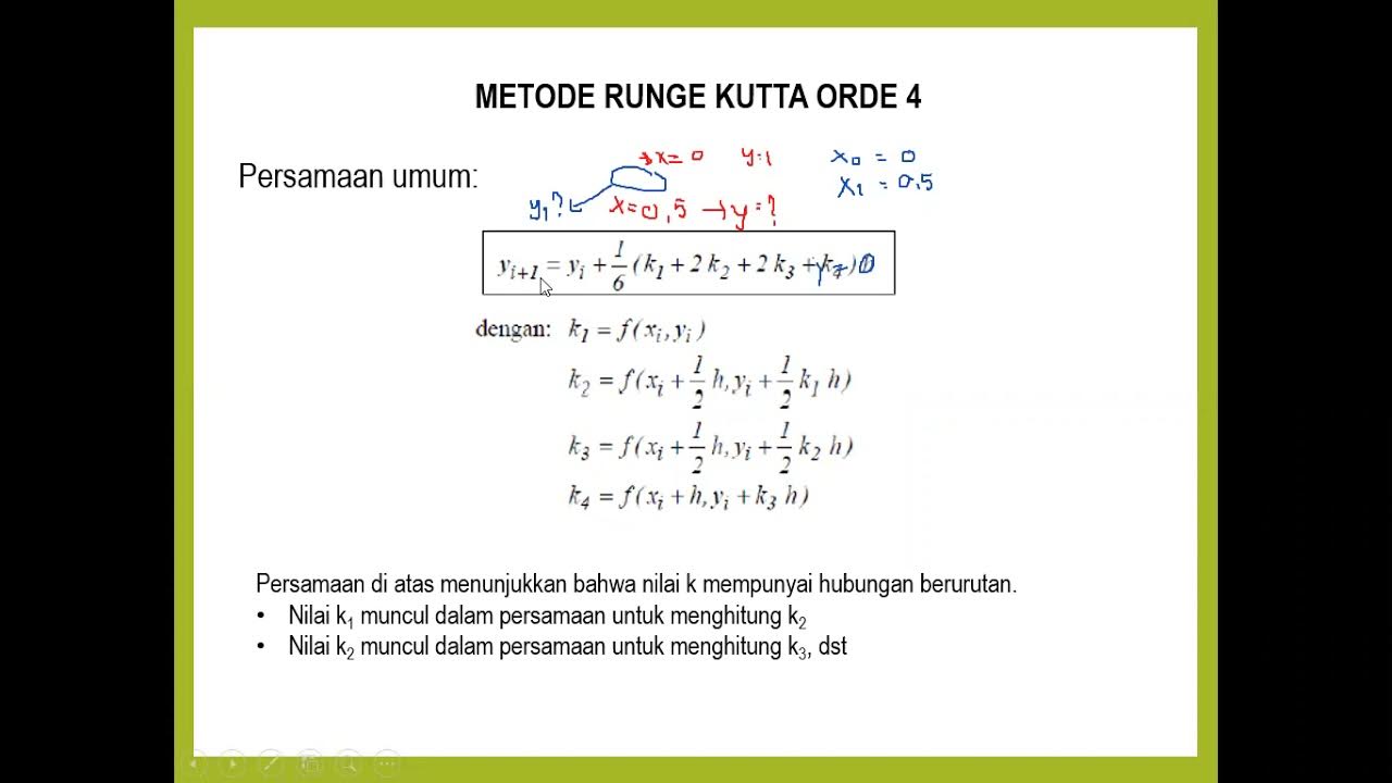 Runge Kutta orde 4 YouTube