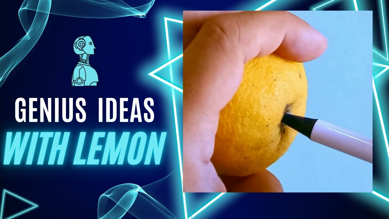 🍋 2 Genius Idea with lemon at home - Amazing easy tricks with lemon - Uses for lemon you didn’t know