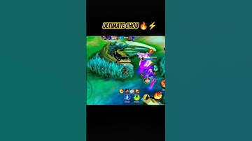 Ultimate Chou🔥🔥| MOBILE LEGEND | #mlbb #mobilelegends #ytshorts #viral