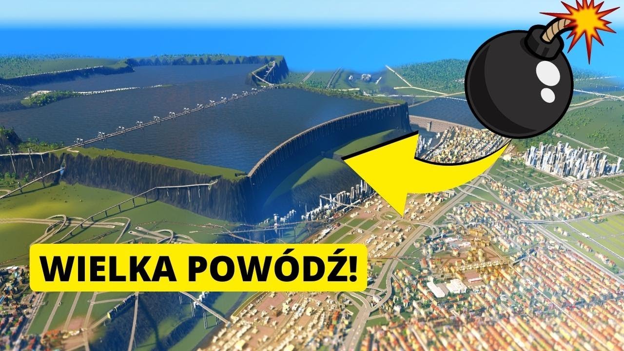 🌊POWÓDŹ STULECIA🌊 | Najdłuższy odcinek z Cities Skylines
