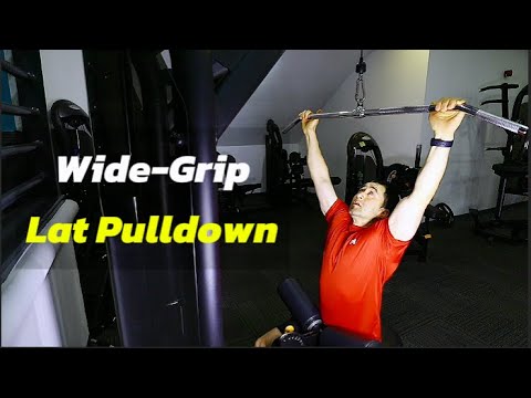 Wide-Grip Lat Pulldown