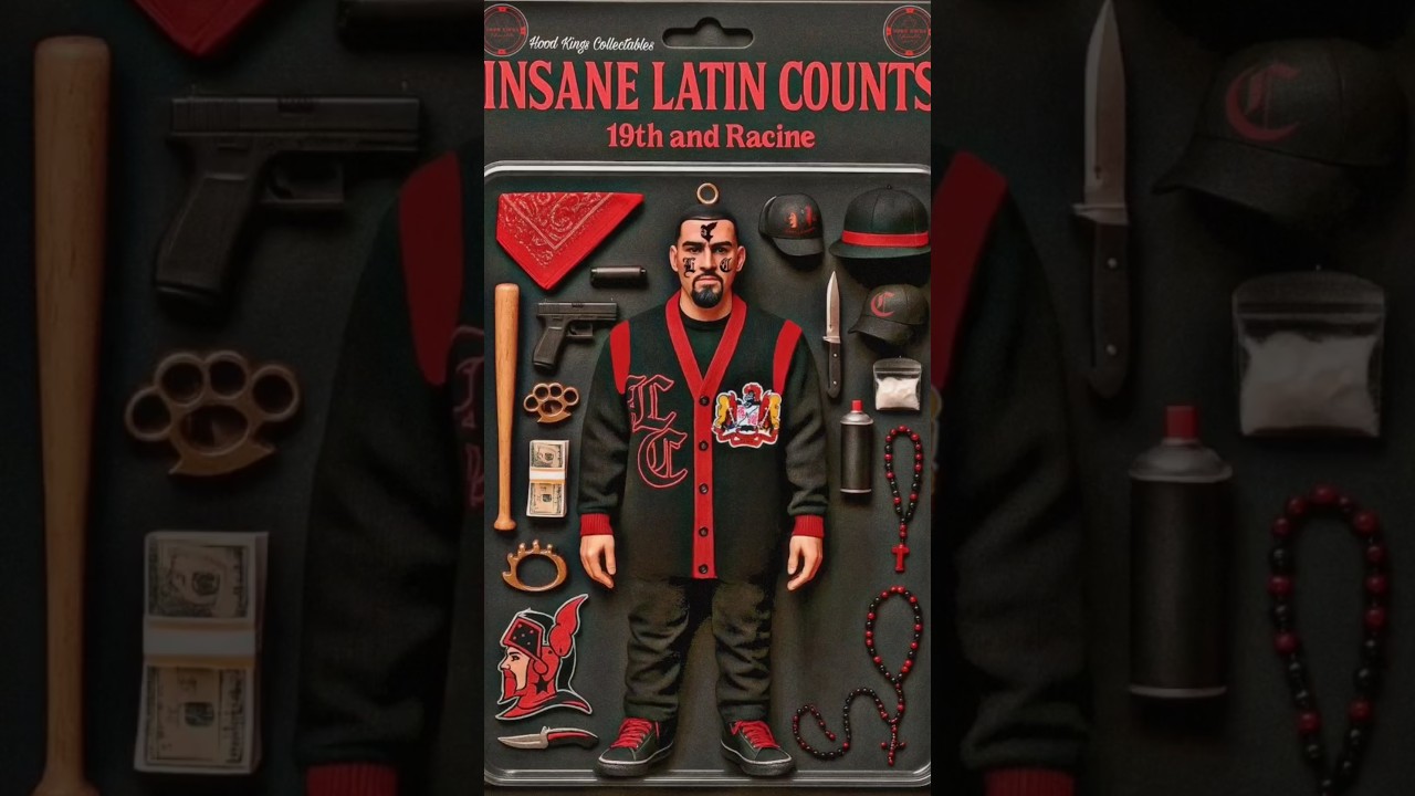 Hood Kings Presents The Chicago Streets Toyline - Latin Counts Figure Featuring Oldschool Attire